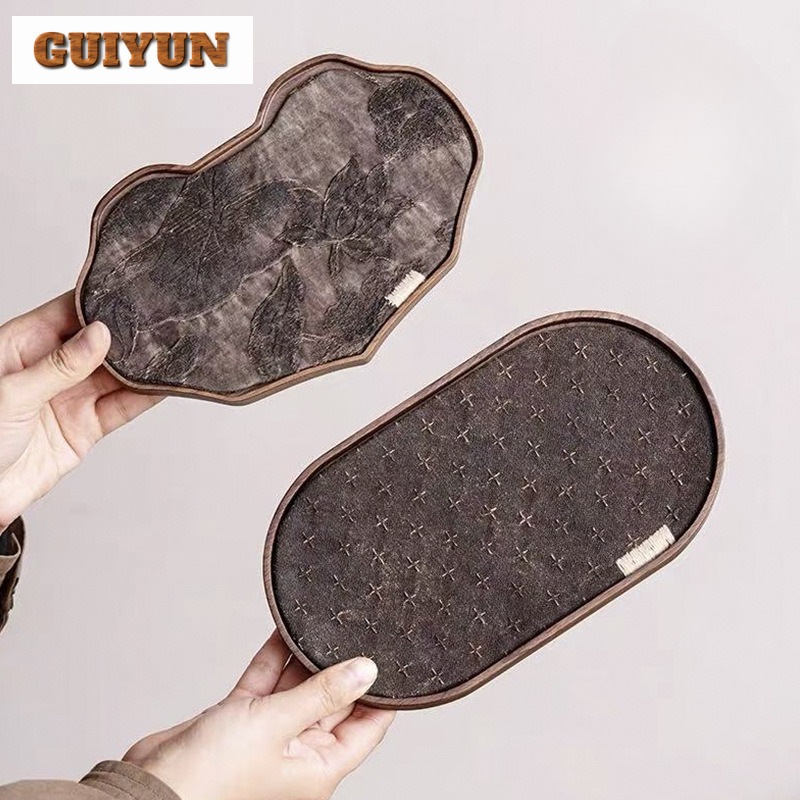 Black Walnut Small Tea Tray Sn - огляд і ціна Wooden Serving Tray