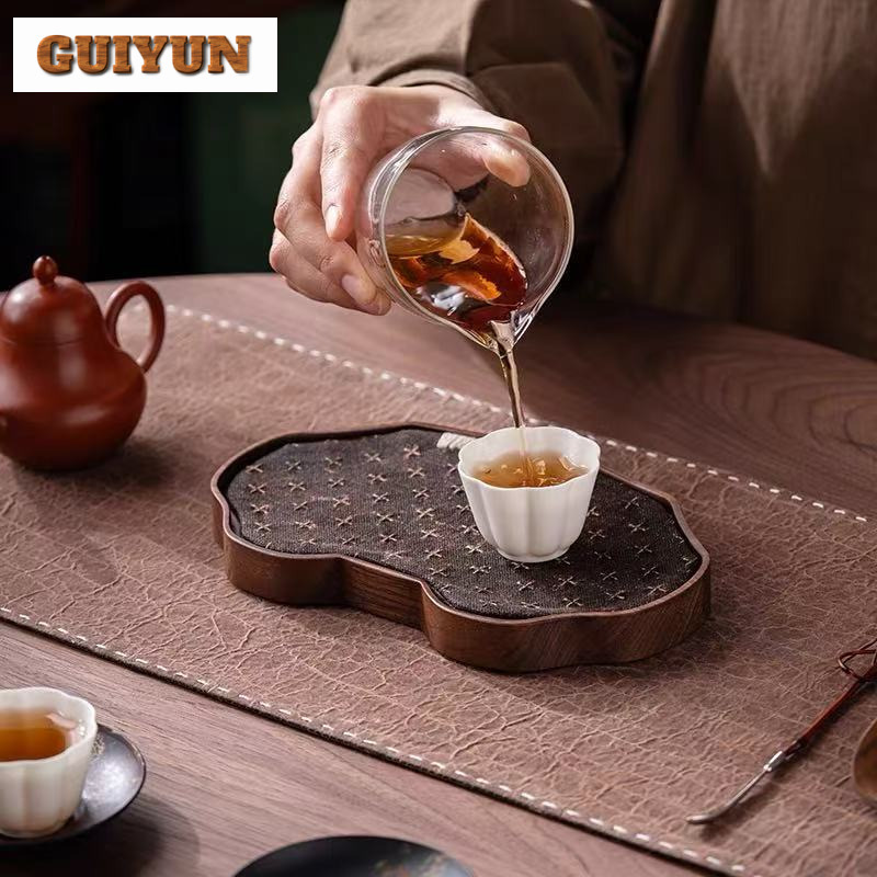 Black Walnut Small Tea Tray Sn - огляд і ціна Wooden Serving Tray
