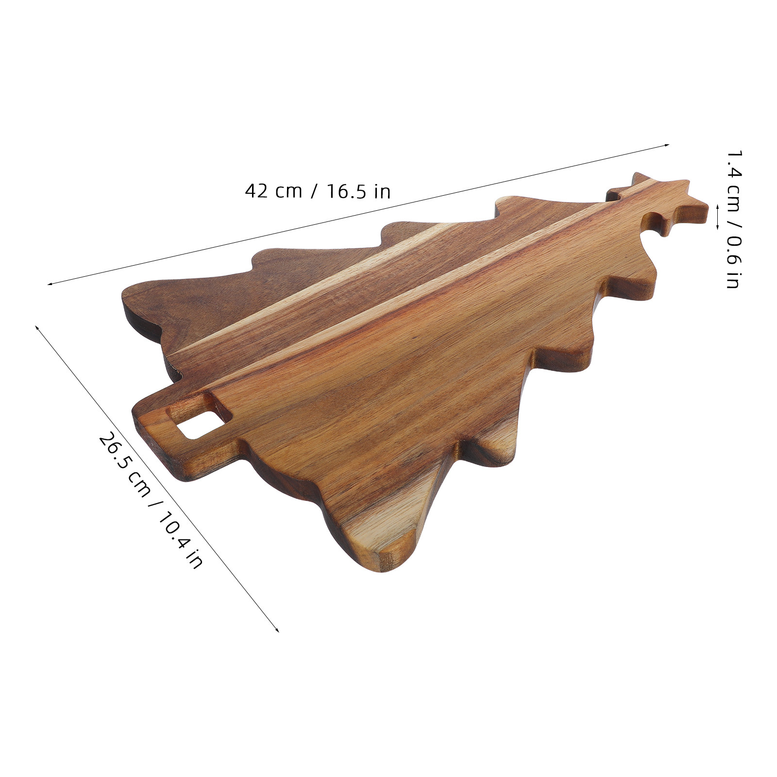 Christmas Tree Wood Cutting Bo - огляд і ціна Wooden Serving Tray