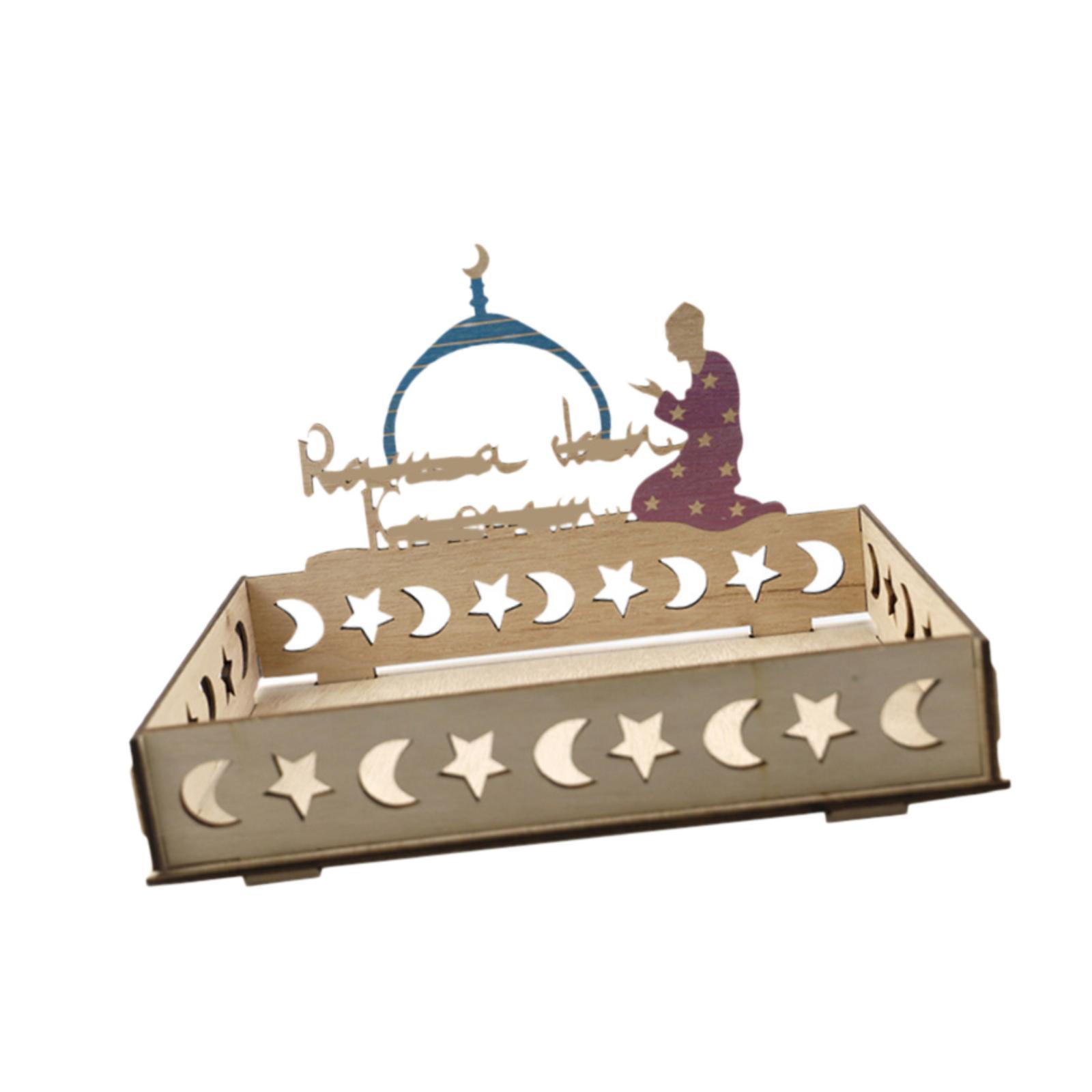 Islamic Moon Star Wooden Tray  - огляд і ціна Wooden Serving Tray