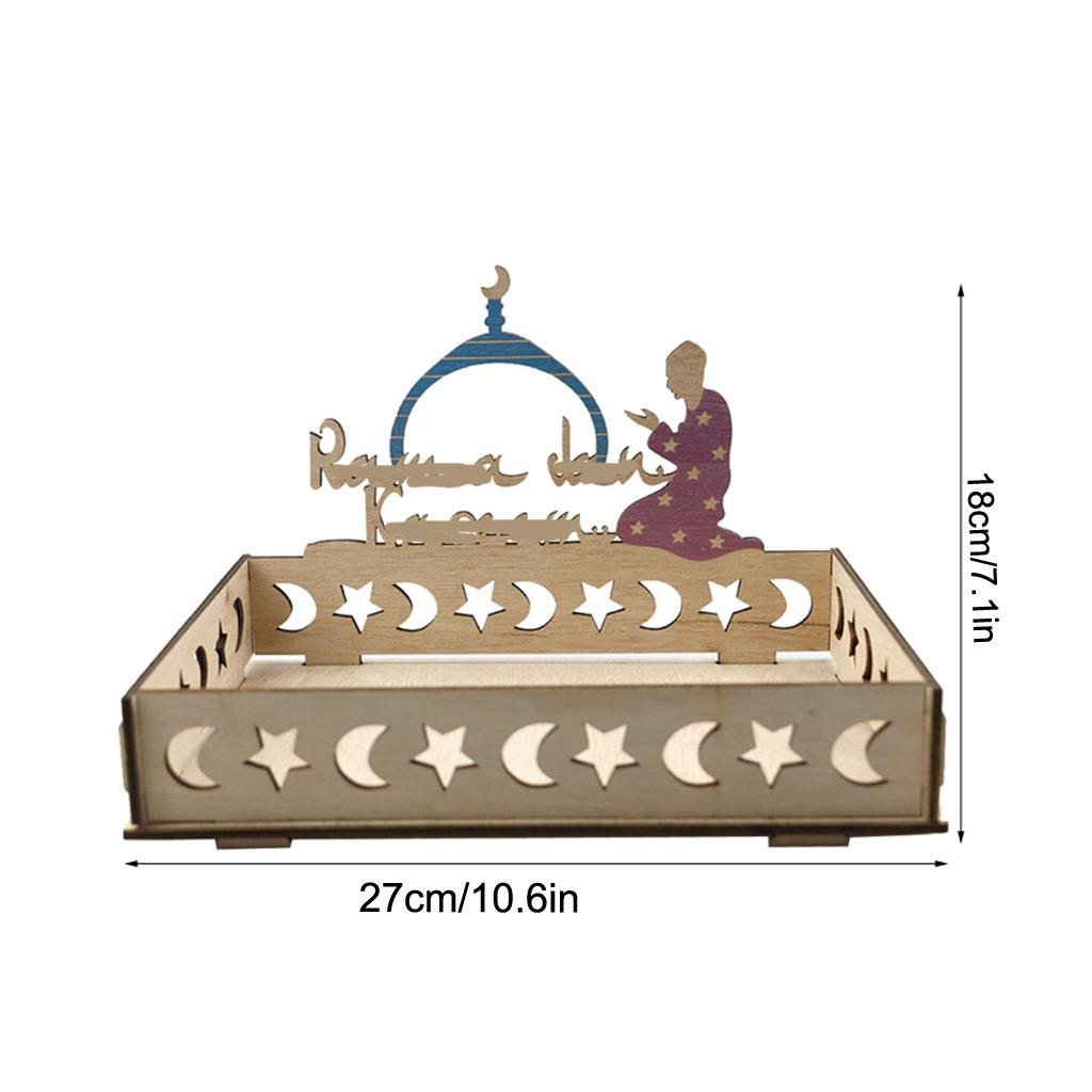 Islamic Moon Star Wooden Tray  - огляд і ціна Wooden Serving Tray