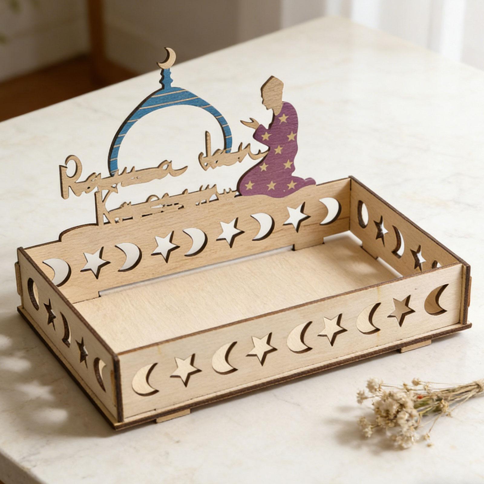 Islamic Moon Star Wooden Tray  - огляд і ціна Wooden Serving Tray