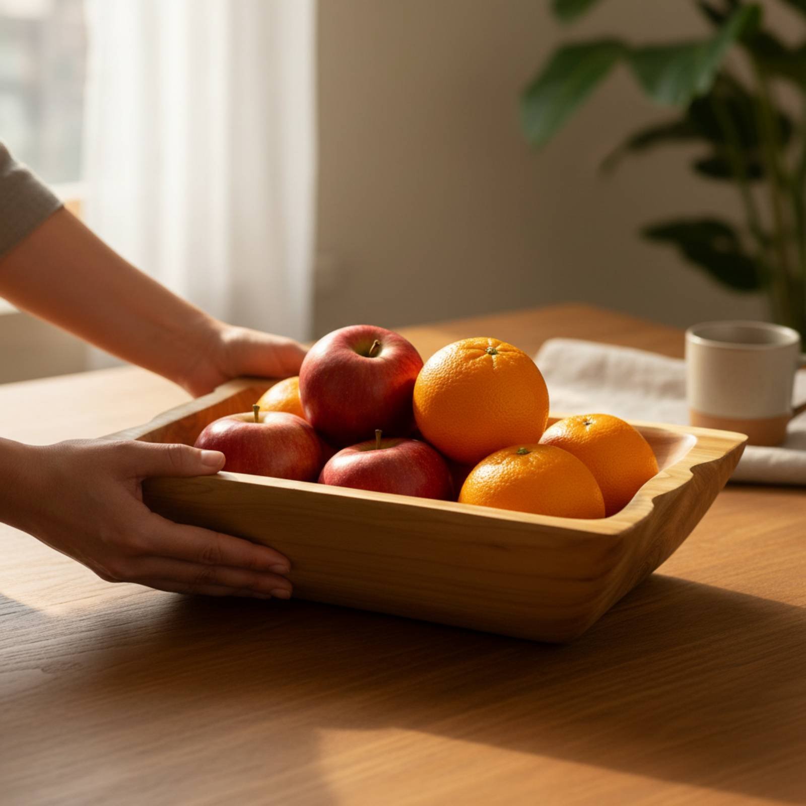 Hardwood Wood Storage Basin La - огляд і ціна Wooden Serving Tray
