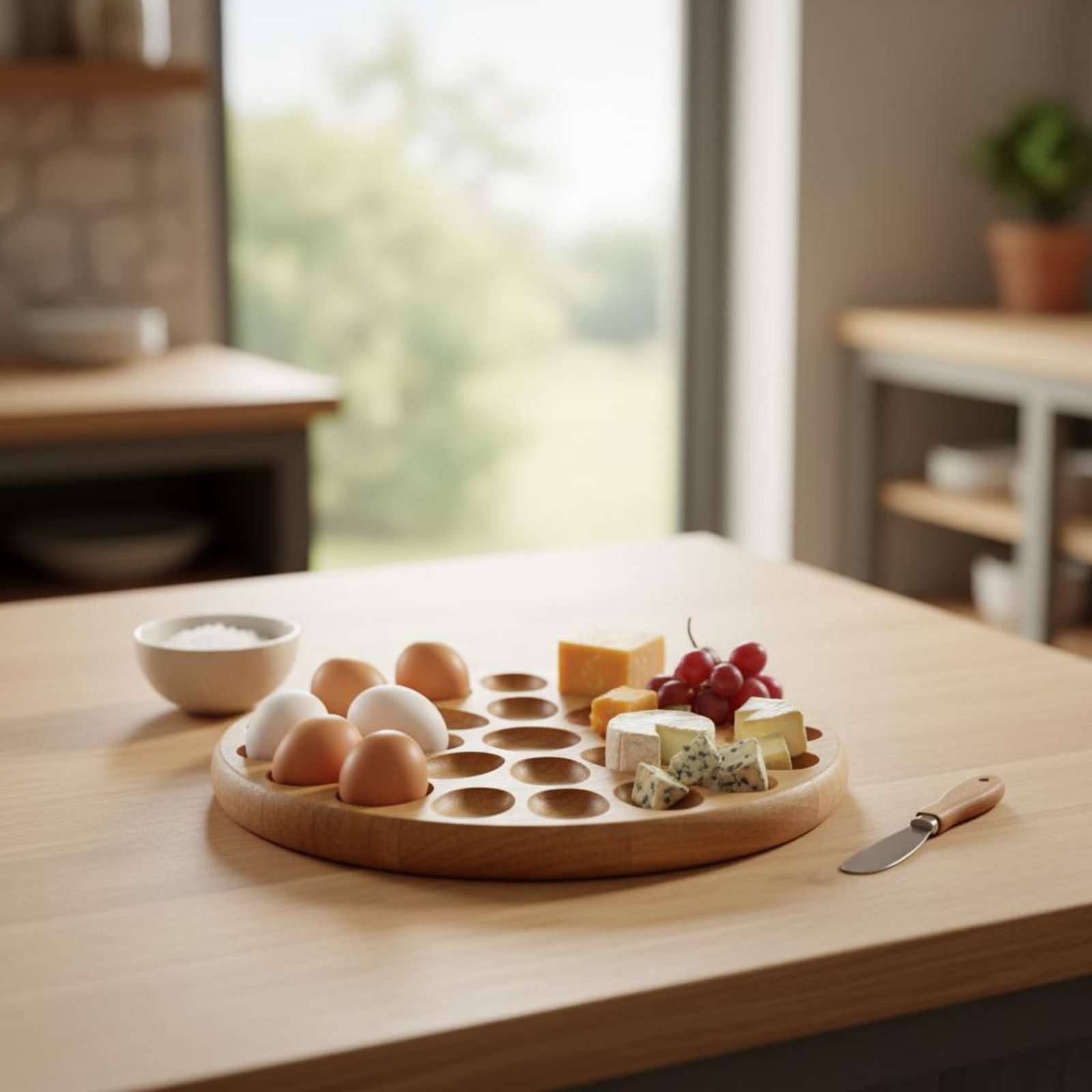 Reversible Wooden Oval Tray Na - огляд і ціна Wooden Serving Tray