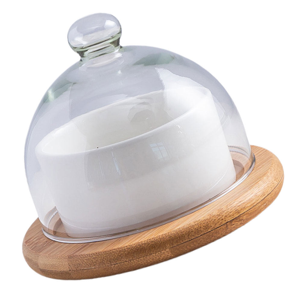 Ceramic Salad Bowl Set with Cl - огляд і ціна Wooden Serving Tray
