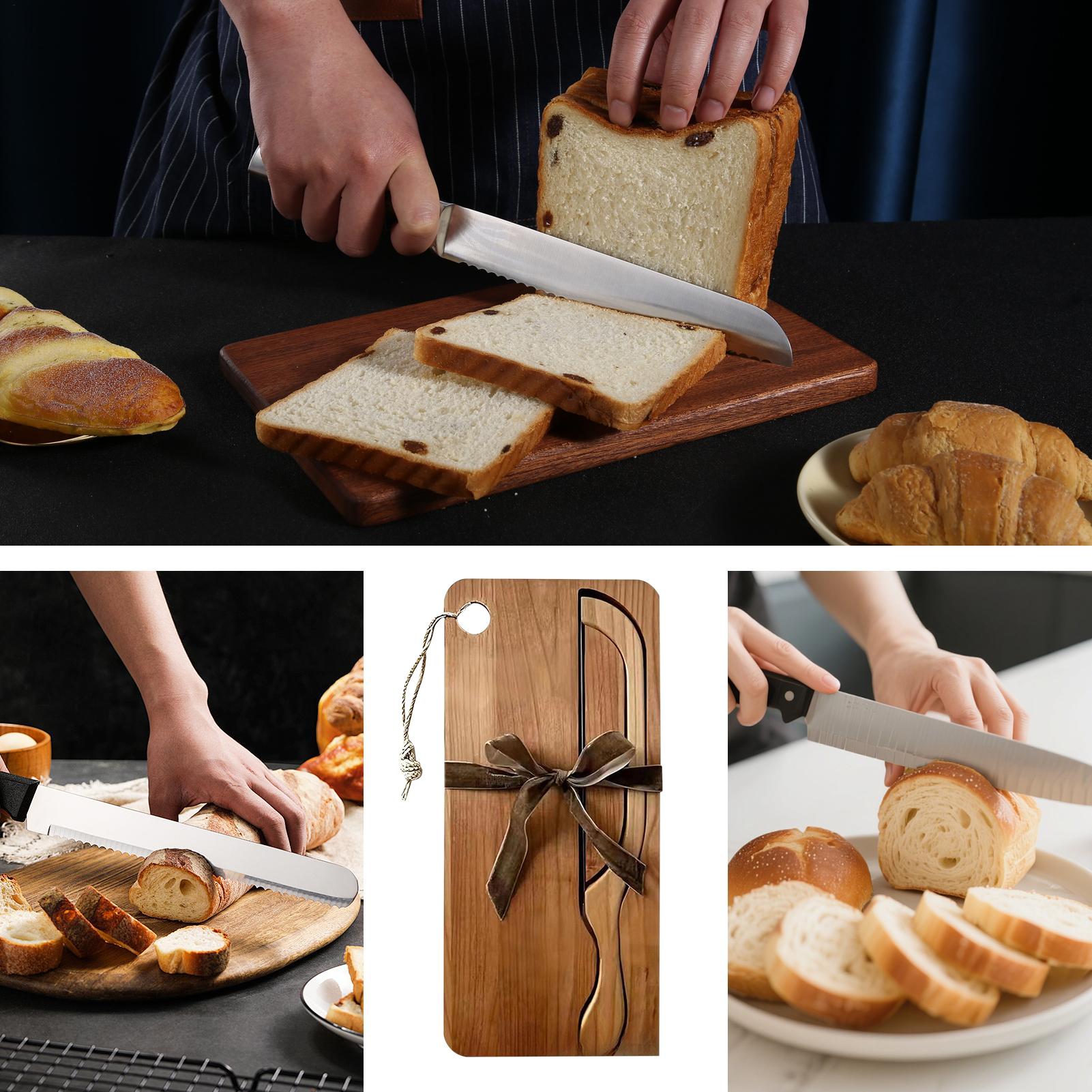 Bread Cutter For Sourdough Por - огляд і ціна Wooden Serving Tray