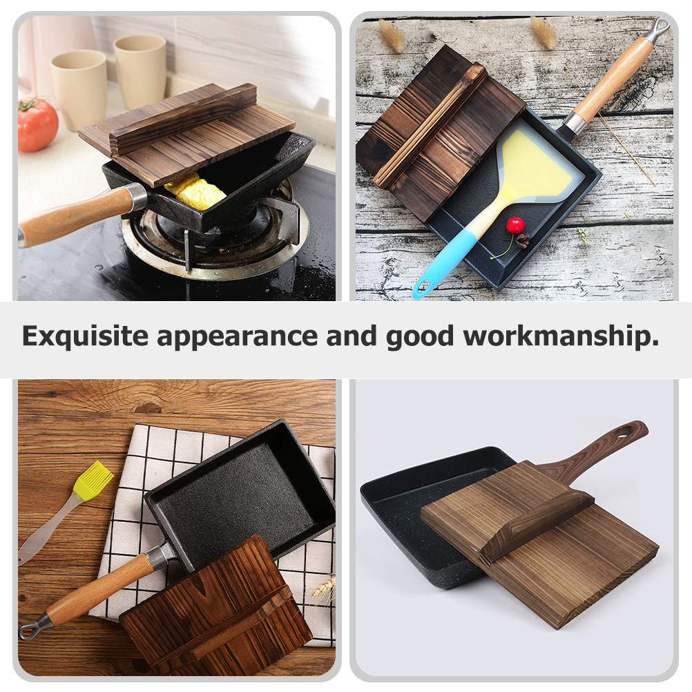 Wooden Pan Lid Kitchen Japanes - огляд і ціна Wooden Serving Tray