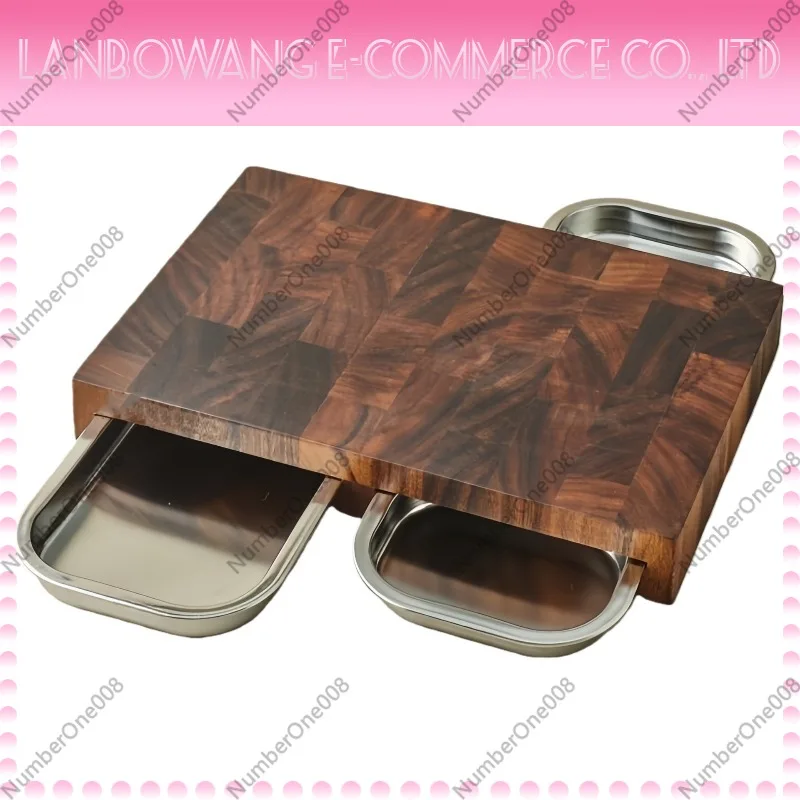 Walnut Cutting Board with Stai - огляд і ціна Wooden Serving Tray